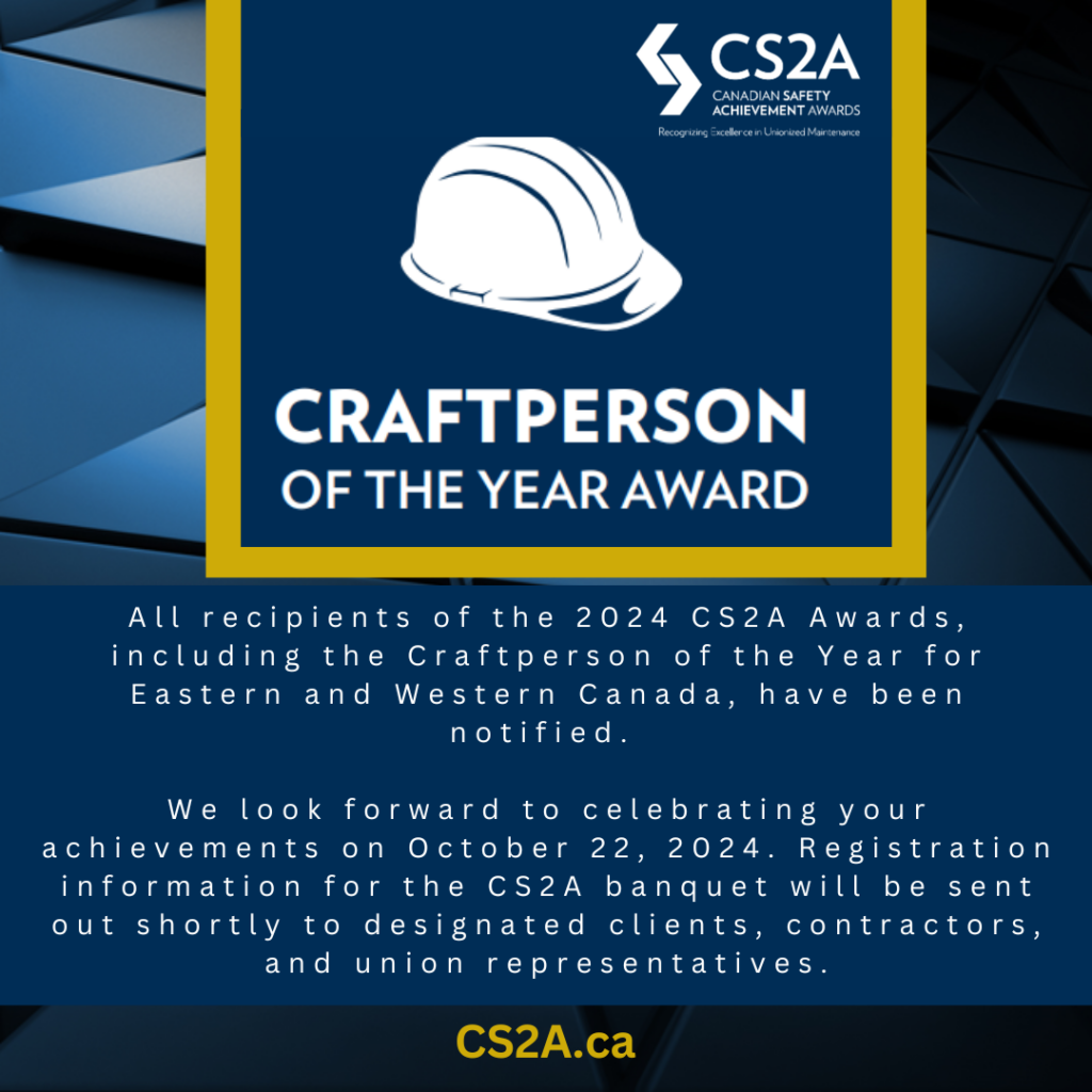 Recipients of the 2024 CS2A Awards Have Been Notified