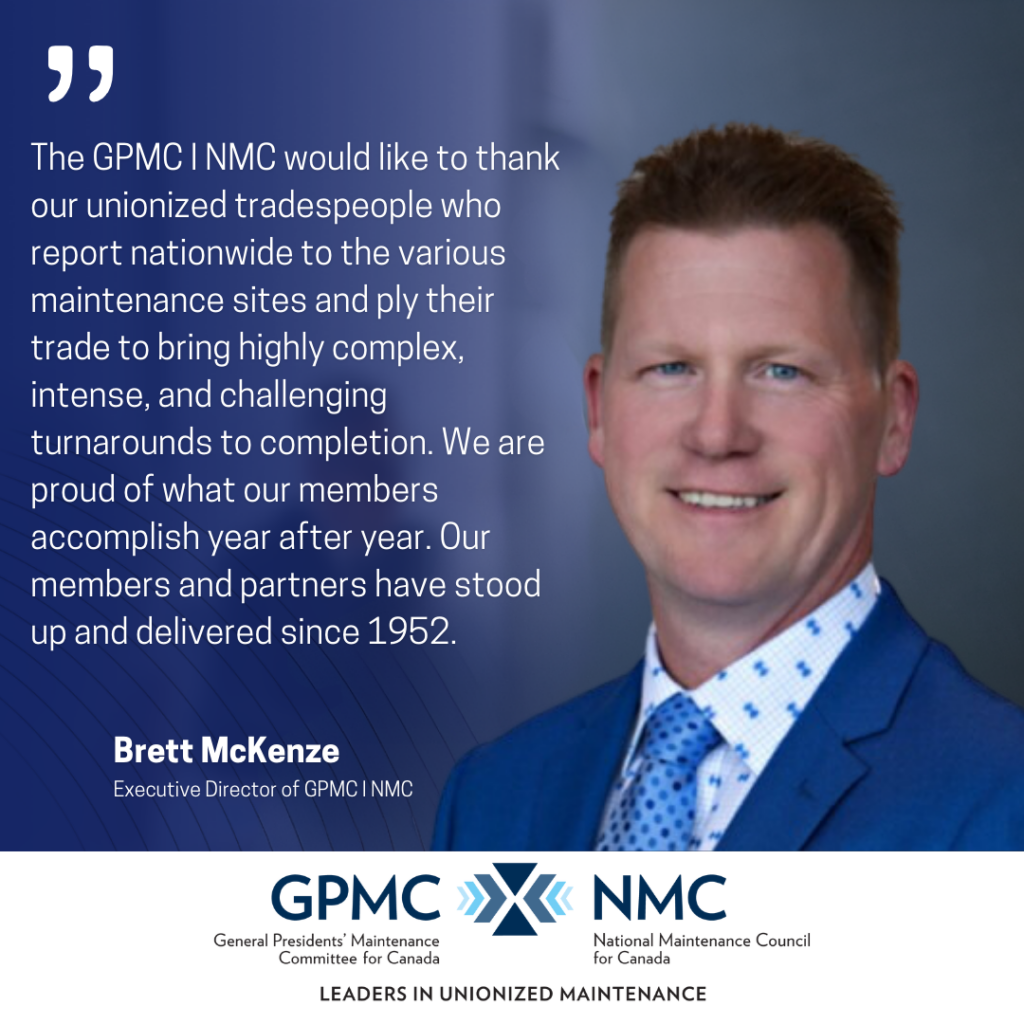 THANK YOU Unionized Tradespeople from GPMC I NMC
