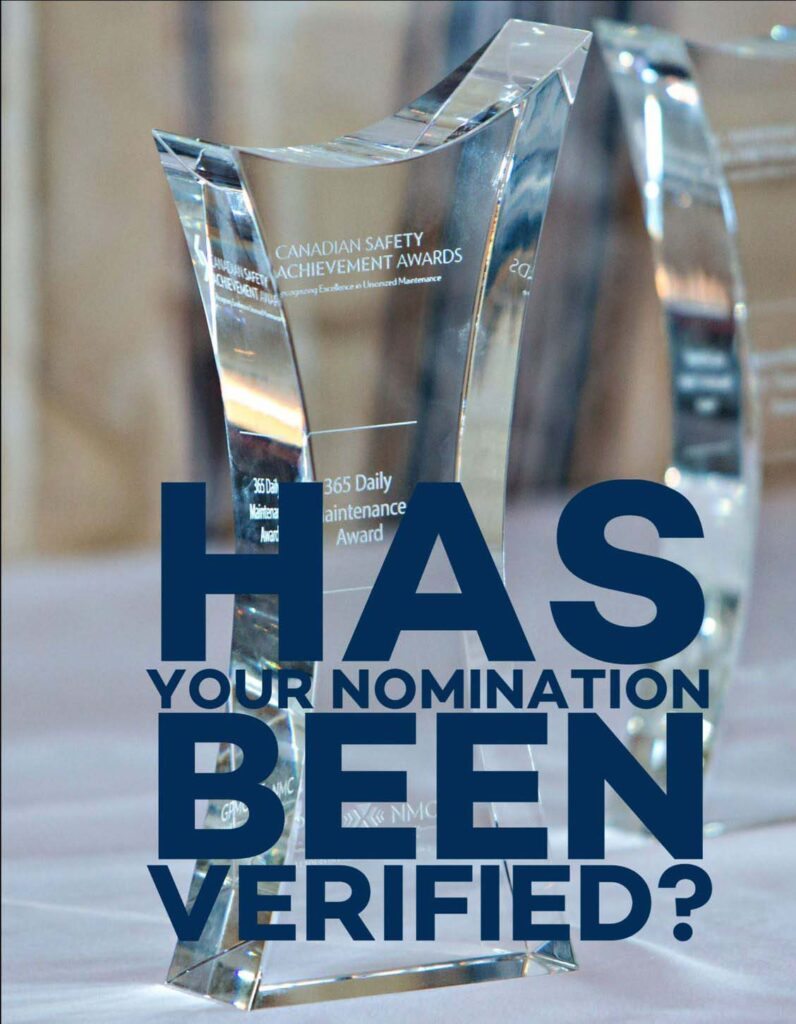 Has Your Nomination Been Verified?